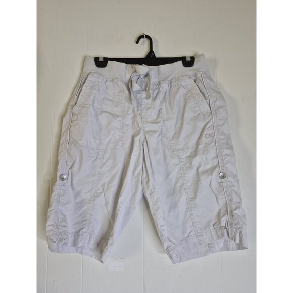 Calvin Klein Performance Light Beige (Fog) Shorts Women's Size M - Picture 9 of 9